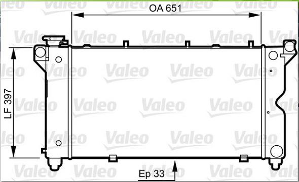 Valeo 731723 - Radiators, Motora dzesēšanas sistēma autodraugiem.lv