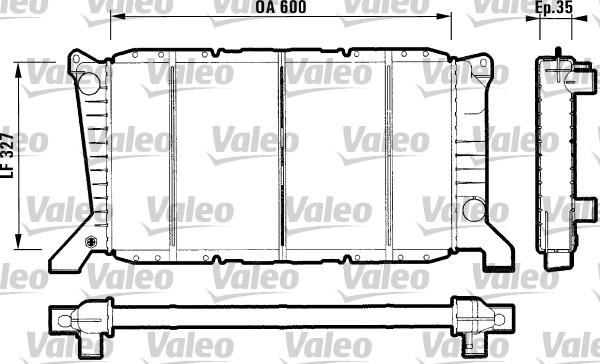 Valeo 731779 - Radiators, Motora dzesēšanas sistēma autodraugiem.lv