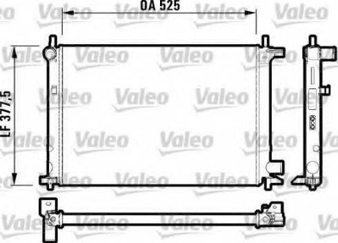 Valeo 731770 - Radiators, Motora dzesēšanas sistēma autodraugiem.lv