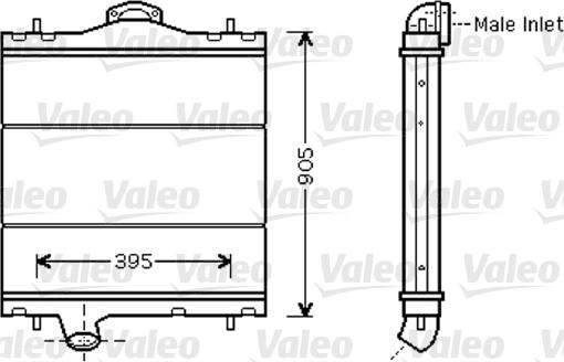 Valeo 733448 - Radiators, Motora dzesēšanas sistēma autodraugiem.lv