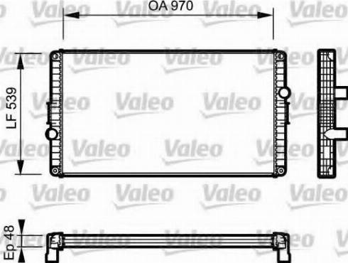 Valeo 733489 - Radiators, Motora dzesēšanas sistēma autodraugiem.lv