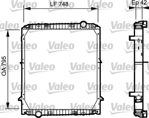 Valeo 733486 - Radiators, Motora dzesēšanas sistēma autodraugiem.lv