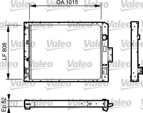 Valeo 733479 - Radiators, Motora dzesēšanas sistēma autodraugiem.lv