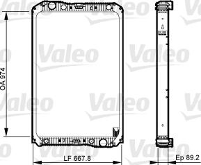 Valeo 733545 - Radiators, Motora dzesēšanas sistēma autodraugiem.lv