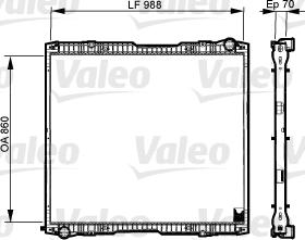 Valeo 733540 - Radiators, Motora dzesēšanas sistēma autodraugiem.lv