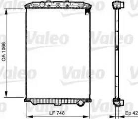 Valeo 733541 - Radiators, Motora dzesēšanas sistēma autodraugiem.lv