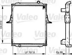 Valeo 733534 - Radiators, Motora dzesēšanas sistēma autodraugiem.lv