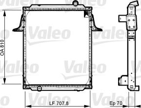 Valeo 733538 - Radiators, Motora dzesēšanas sistēma autodraugiem.lv