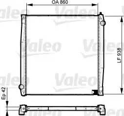 Valeo 733527 - Radiators, Motora dzesēšanas sistēma autodraugiem.lv