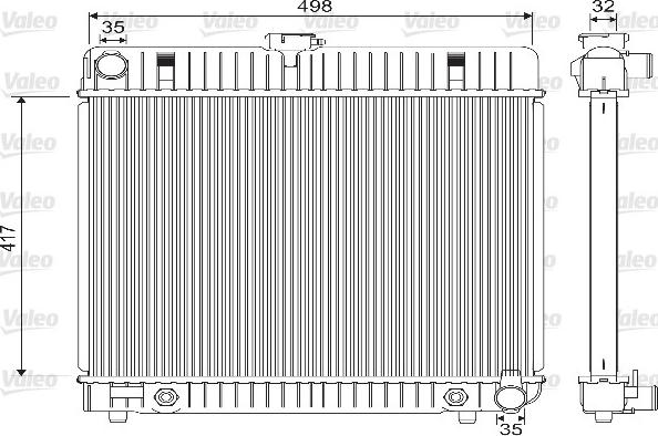 Valeo 733139 - Radiators, Motora dzesēšanas sistēma autodraugiem.lv