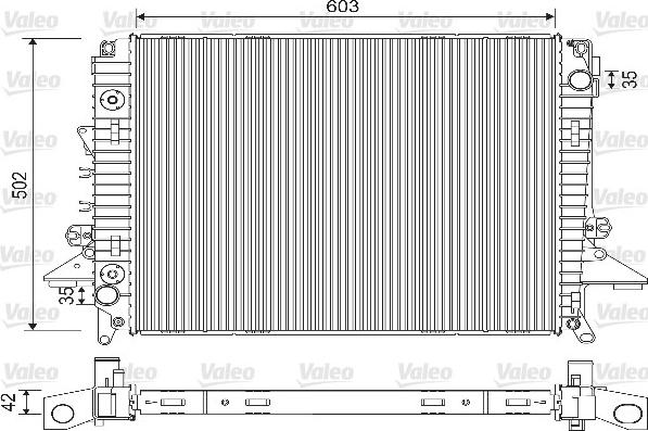 Valeo 733286 - Radiators, Motora dzesēšanas sistēma autodraugiem.lv