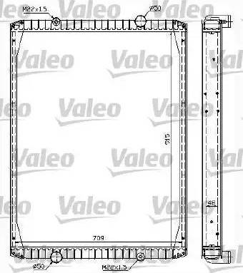 Valeo 732999 - Radiators, Motora dzesēšanas sistēma autodraugiem.lv