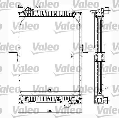 Valeo 732996 - Radiators, Motora dzesēšanas sistēma autodraugiem.lv