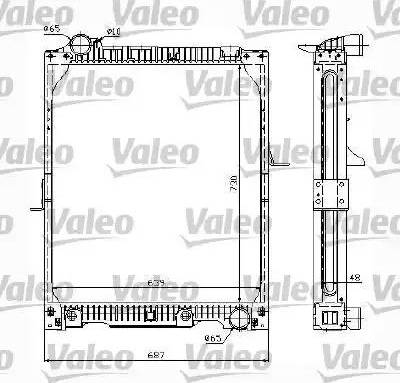 Valeo 732990 - Radiators, Motora dzesēšanas sistēma autodraugiem.lv