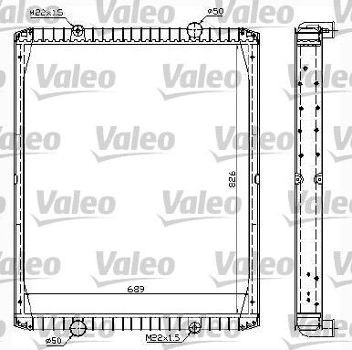 Valeo 732998 - Radiators, Motora dzesēšanas sistēma autodraugiem.lv