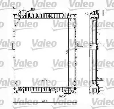 Valeo 732992 - Radiators, Motora dzesēšanas sistēma autodraugiem.lv