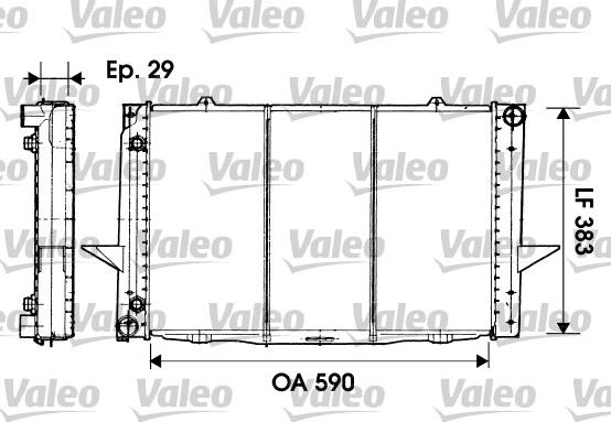 Valeo 732941 - Radiators, Motora dzesēšanas sistēma autodraugiem.lv