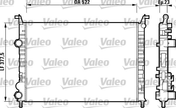 Valeo 732948 - Radiators, Motora dzesēšanas sistēma autodraugiem.lv