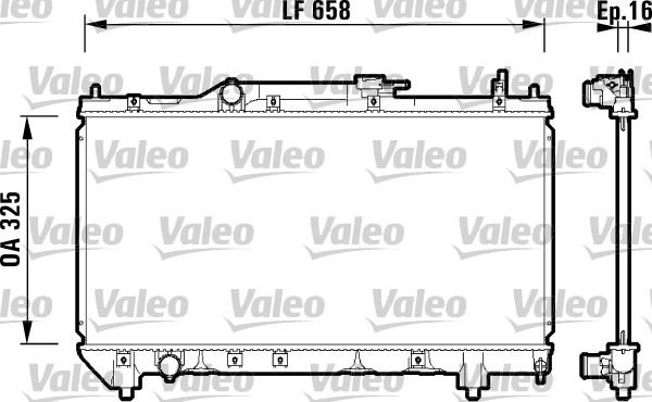 Valeo 732950 - Radiators, Motora dzesēšanas sistēma autodraugiem.lv