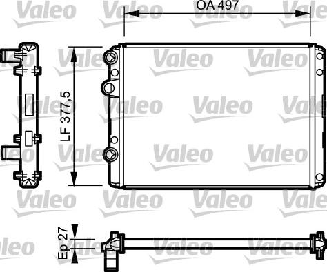 Valeo 732953 - Radiators, Motora dzesēšanas sistēma autodraugiem.lv