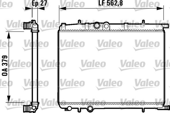 Valeo 732909 - Radiators, Motora dzesēšanas sistēma autodraugiem.lv