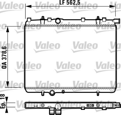 Valeo 732904 - Radiators, Motora dzesēšanas sistēma autodraugiem.lv