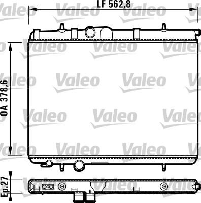 Valeo 732905 - Radiators, Motora dzesēšanas sistēma autodraugiem.lv