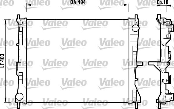 Valeo 732903 - Radiators, Motora dzesēšanas sistēma autodraugiem.lv