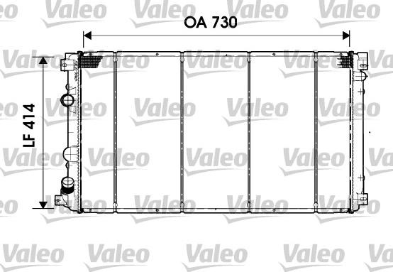 Valeo 732919 - Radiators, Motora dzesēšanas sistēma autodraugiem.lv