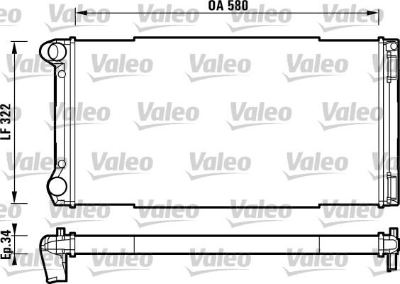 Valeo 732913 - Radiators, Motora dzesēšanas sistēma autodraugiem.lv