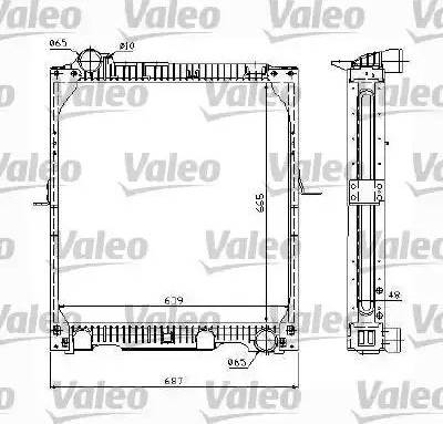 Valeo 732986 - Radiators, Motora dzesēšanas sistēma autodraugiem.lv