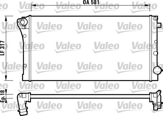 Valeo 732925 - Radiators, Motora dzesēšanas sistēma autodraugiem.lv