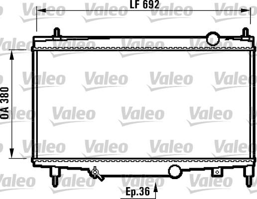 Valeo 732492 - Radiators, Motora dzesēšanas sistēma autodraugiem.lv