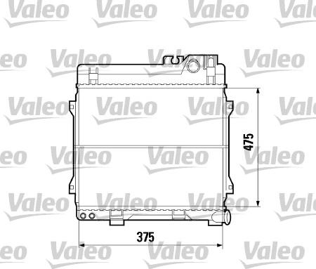 Valeo 732452 - Radiators, Motora dzesēšanas sistēma autodraugiem.lv