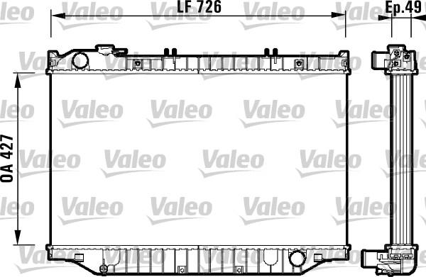 Valeo 732415 - Radiators, Motora dzesēšanas sistēma autodraugiem.lv