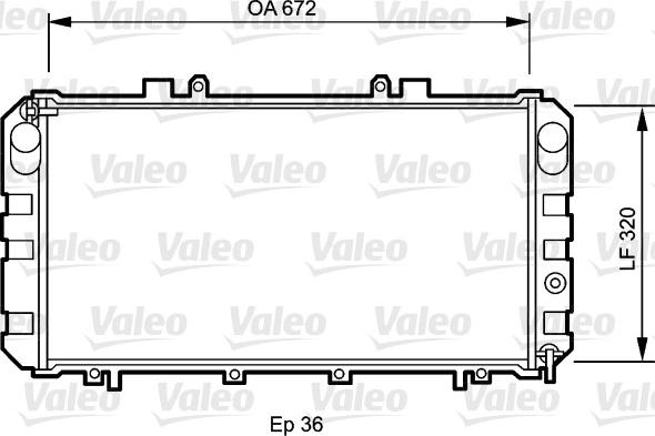 Valeo 732416 - Radiators, Motora dzesēšanas sistēma autodraugiem.lv