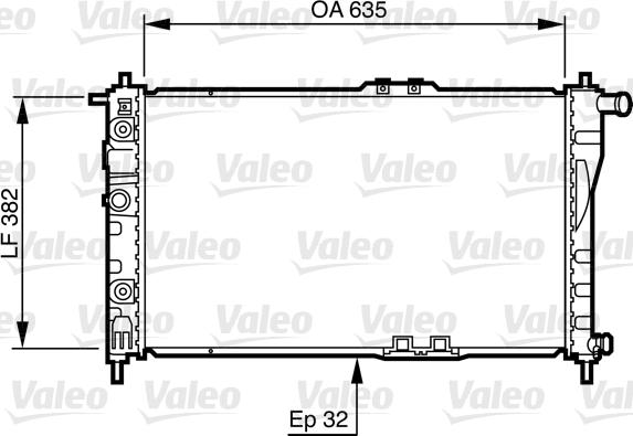 Valeo 732483 - Radiators, Motora dzesēšanas sistēma autodraugiem.lv