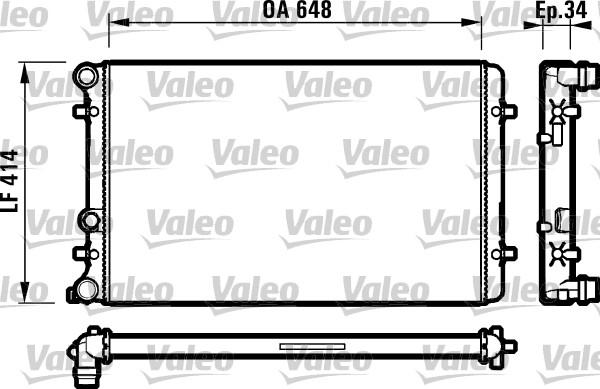 Valeo 732427 - Radiators, Motora dzesēšanas sistēma autodraugiem.lv