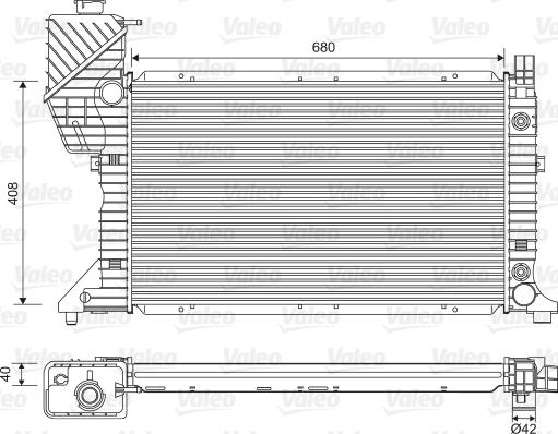 Valeo 732472 - Radiators, Motora dzesēšanas sistēma autodraugiem.lv