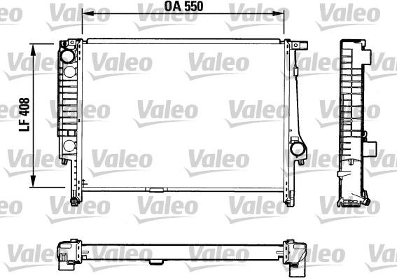 Valeo 732594 - Radiators, Motora dzesēšanas sistēma autodraugiem.lv