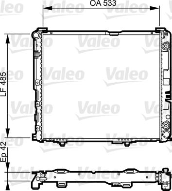 Valeo 732591 - Radiators, Motora dzesēšanas sistēma autodraugiem.lv