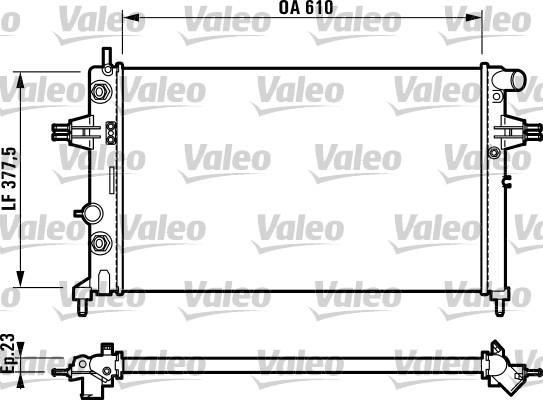 Valeo 732549 - Radiators, Motora dzesēšanas sistēma autodraugiem.lv