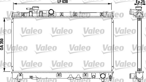 Valeo 732542 - Radiators, Motora dzesēšanas sistēma autodraugiem.lv