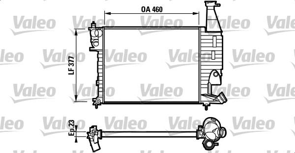 Valeo 732564 - Radiators, Motora dzesēšanas sistēma autodraugiem.lv