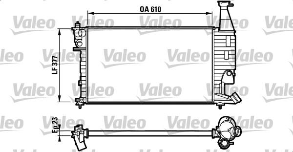 Valeo 732563 - Radiators, Motora dzesēšanas sistēma autodraugiem.lv