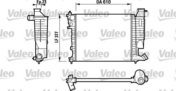 Valeo 732535 - Radiators, Motora dzesēšanas sistēma autodraugiem.lv