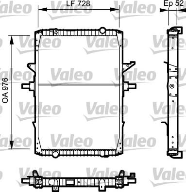 Valeo 732572 - Radiators, Motora dzesēšanas sistēma autodraugiem.lv