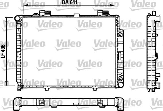 Valeo 732601 - Radiators, Motora dzesēšanas sistēma autodraugiem.lv