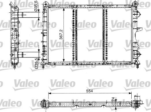 Valeo 732686 - Radiators, Motora dzesēšanas sistēma autodraugiem.lv