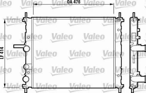 Valeo 732688 - Radiators, Motora dzesēšanas sistēma autodraugiem.lv